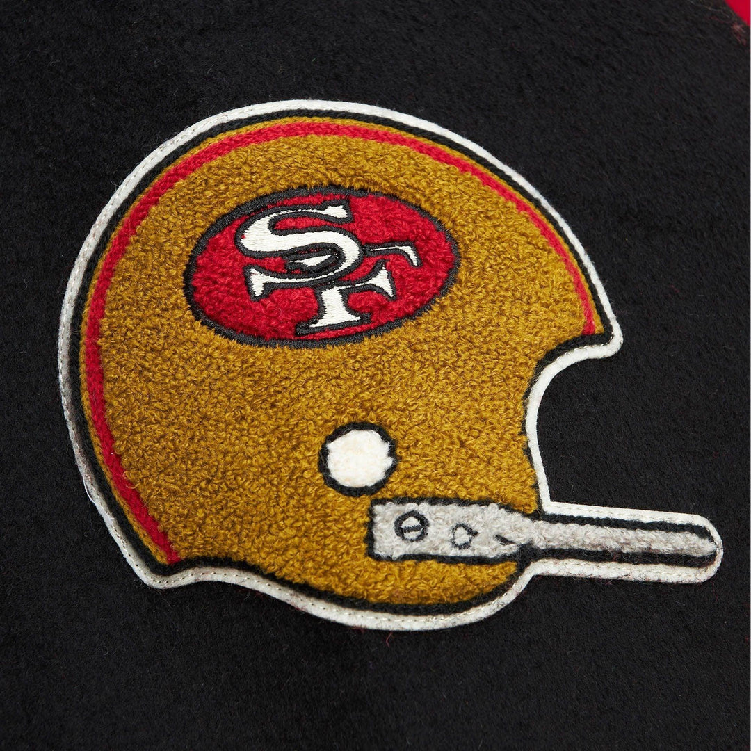 College Jacket Men’s San Francisco 49ers Team Legacy Varsity Jacket Red/black