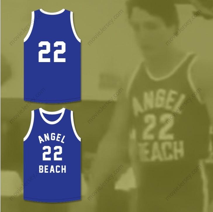 CUSTOM ANY Name Number BRIAN SCHWARTZ 22 ANGEL BEACH  BASKETBALL JERSEY PORKY'S REVENGE Top Stitched S-6XL