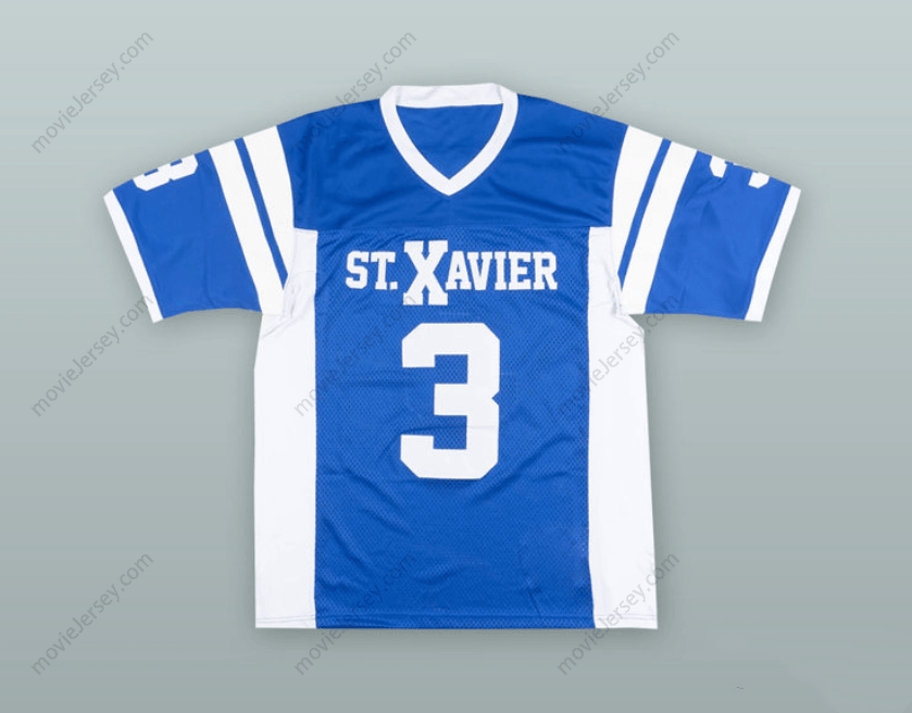 CUSTOM ANY Name Number LUKE KUECHLY 3 ST. XAVIER HIGH SCHOOL BLUE FOOTBALL JERSEY Top Stitched S-6XL