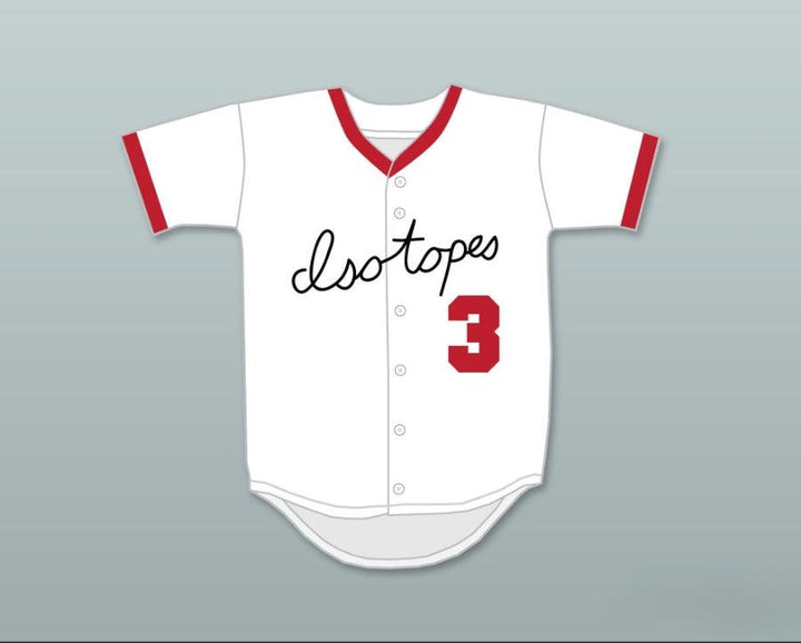 Custom Any Name Number BABE RUTH IV 3  ISOTOPES BUTTON DOWN BASEBALL JERSEY Top Stitched S-6XL