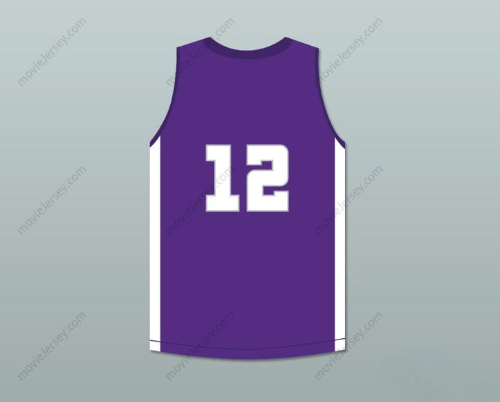 CUSTOM ANY Name Number PLAYER 12 CRESTWOOD HIGH SCHOOL KNIGHTS PURPLE BASKETBALL JERSEY Top Stitched S-6XL