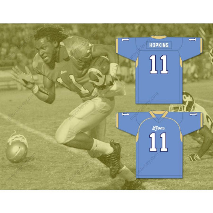 CUSTOM ANY Name Number DEANDRE HOPKINS 11 D. W. DANIEL HIGH SCHOOL LIONS Top Stitched S-6XL
