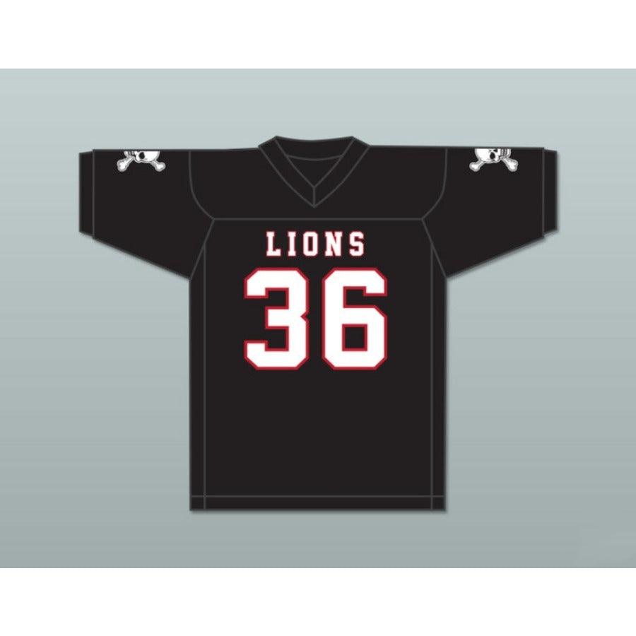 CUSTOM ANY Name Number JAVARIUS TAYLOR 36 EMCC LIONS FOOTBALL JERSEY INCLUDES PATCHES Top Stitched S-6XL