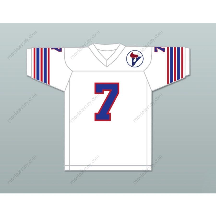 CUSTOM ANY Name Number 1975 WFL DENNY DURON 7 BIRMINGHAM VULCANS Football Jersey Top Stitched S-6XL