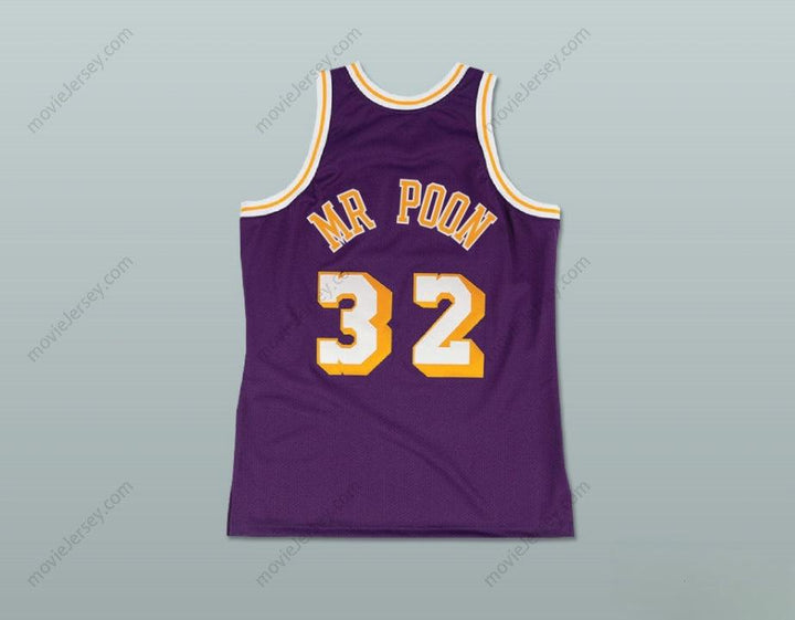 CUSTOM ANY Name Number FLETCH ALIAS SERIES MR. POON 32 BASKETBALL JERSEY Top Stitched S-6XL