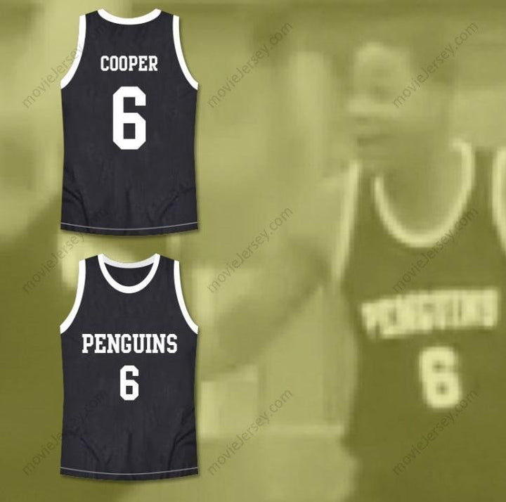 CUSTOM ANY Name Number HANGIN' WITH MR. COOPER MARK COOPER 6 OAKBRIDGE PENGUINS HIGH SCHOOL BASKETBALL JERSEY Top Stitched S-6XL