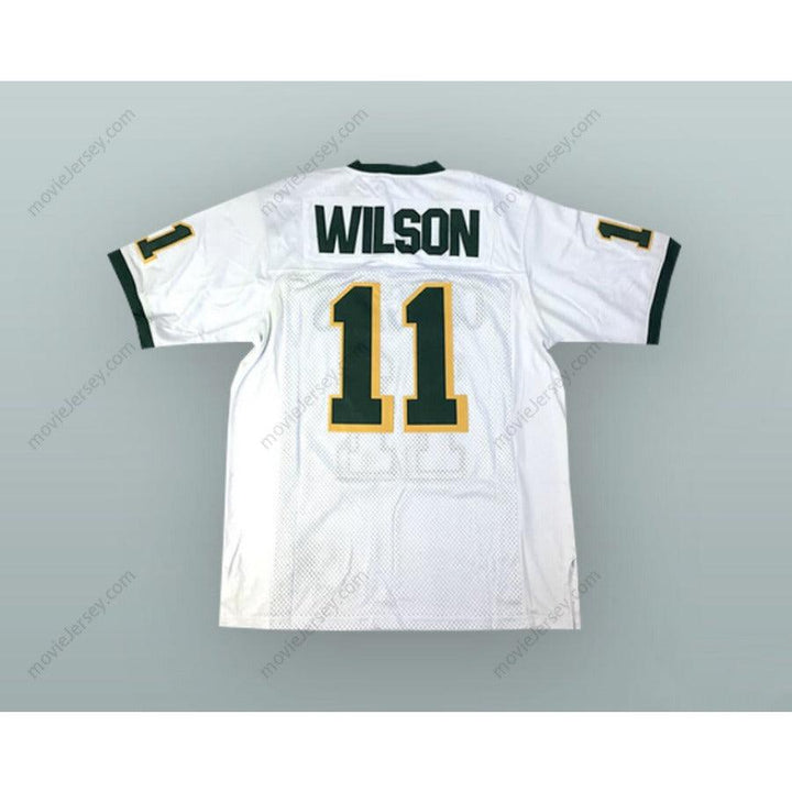 CUSTOM ANY Name Number RUSSELL WILSON 11 COLLEGIATE SCHOOL COUGARS WHITE FOOTBALL JERSEY Top Stitched S-6XL