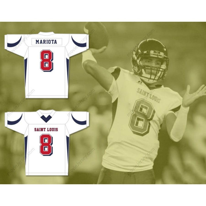 CUSTOM ANY Name Number MARCUS MARIOTA 8 HIGH SCHOOL CRUSADERS FOOTBALL JERSEY Top Stitched S-6XL