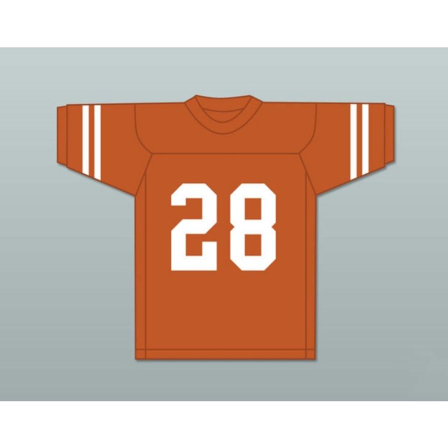 CUSTOM ANY Name Number FREDDIE STEINMARK 28 TEXAS LONGHORNS Football Jersey Top Stitched S-6XL