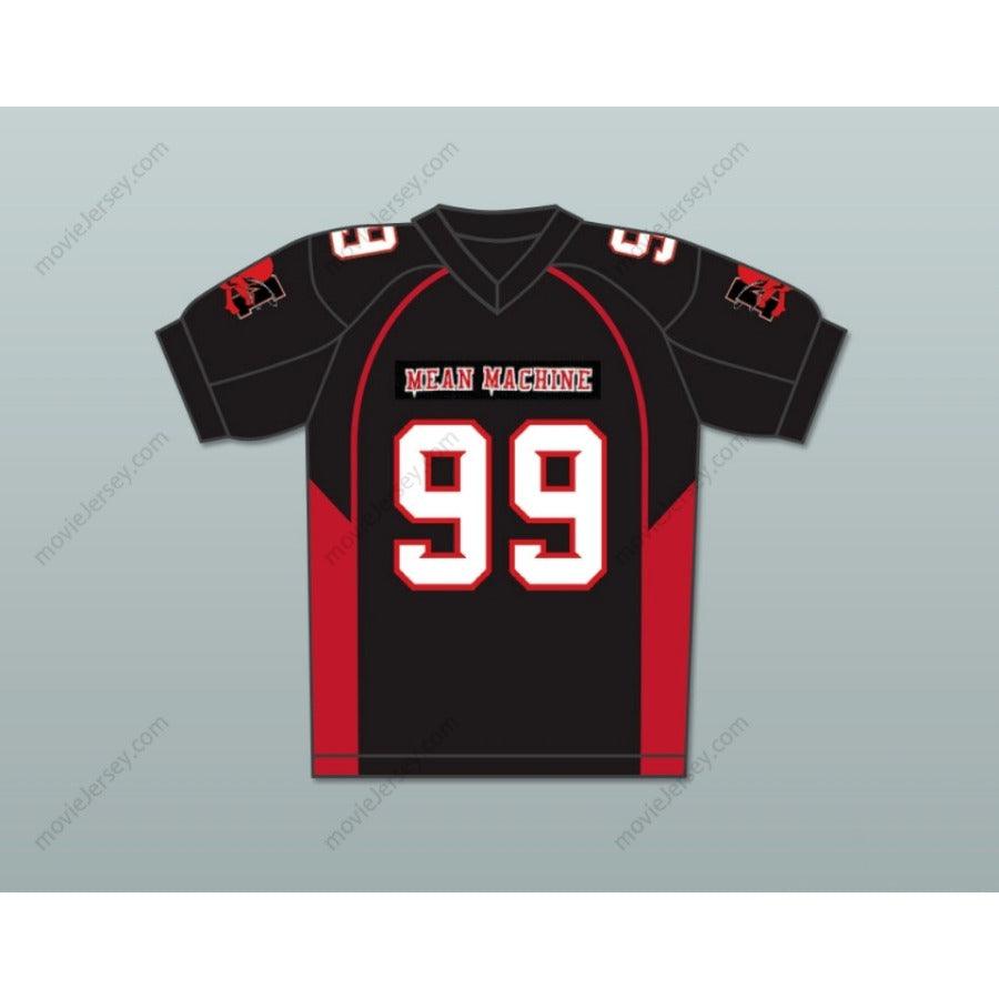CUSTOM ANY Name Number 99 BRONSON MEAN MACHINE CONVICTS Football Jersey Top Stitched S-6XL