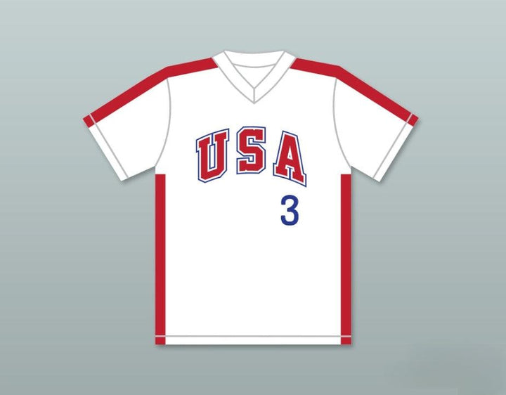 Custom Any Name Number FLAVIO ALFARO 3 1984 USA TEAM WHITE BASEBALL JERSEY Top Stitched S-6XL