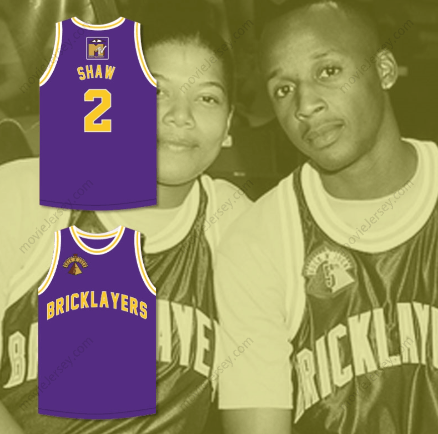 Custom Any Name Brian Shaw 2 Bricklayers Basketball Jersey 5th Annual Rock N' Jock B-Ball Jam 1995 Top Stitched S-6XL