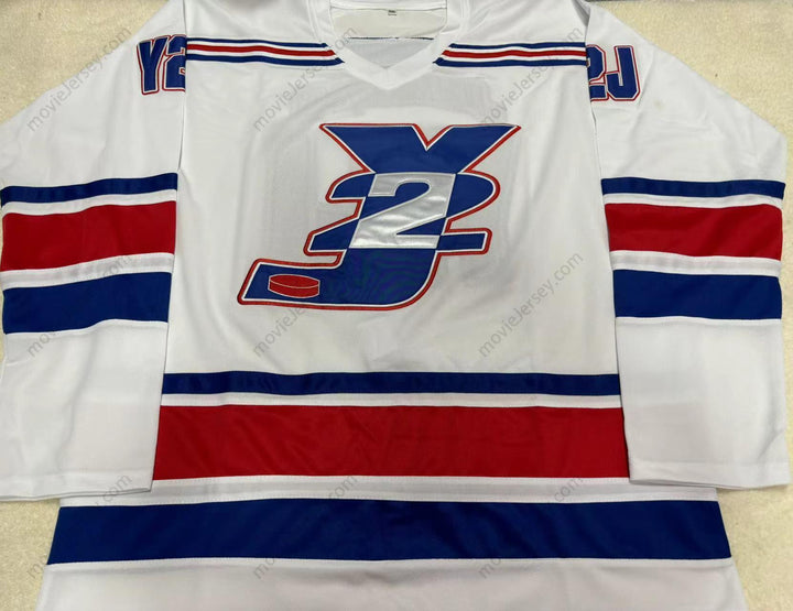 Custom Any Name Number CHRIS JERICHO Y2J WHITE HOCKEY JERSEY Top Stitched S-6XL