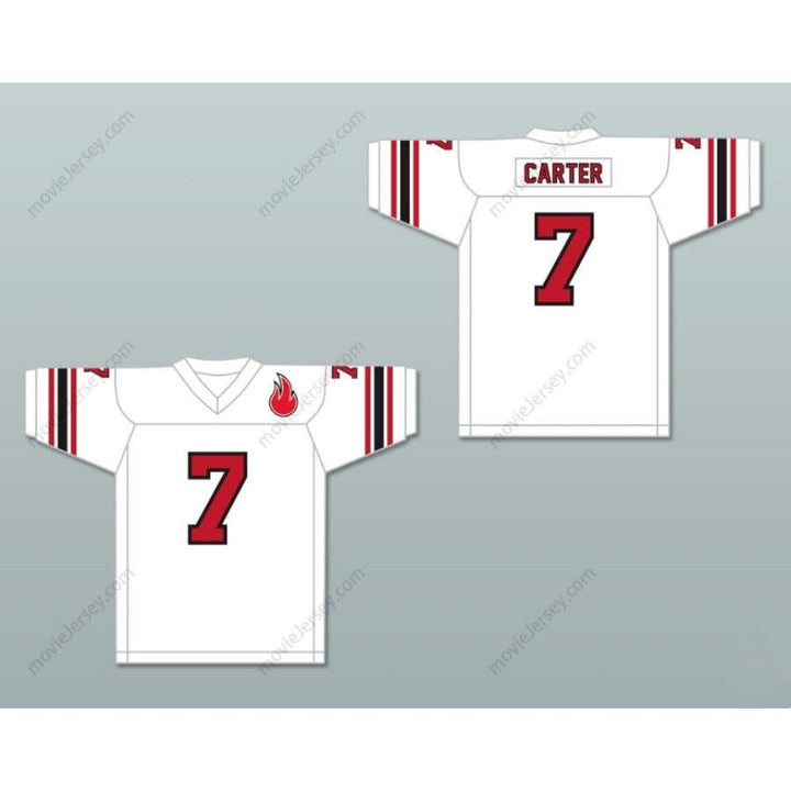 CUSTOM ANY Name Number 1974 WFL VIRGIL CARTER 7 CHICAGO FIRE Football Jersey Top Stitched S-6XL