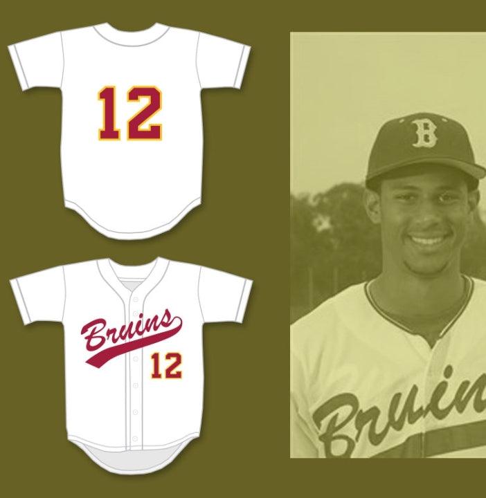 Custom Any Name Number AARON HICKS 12 WOODROW WILSON CLASSICAL HIGH SCHOOL BRUINS WHITE BASEBALL JERSEY 1 Top Stitched S-6XL