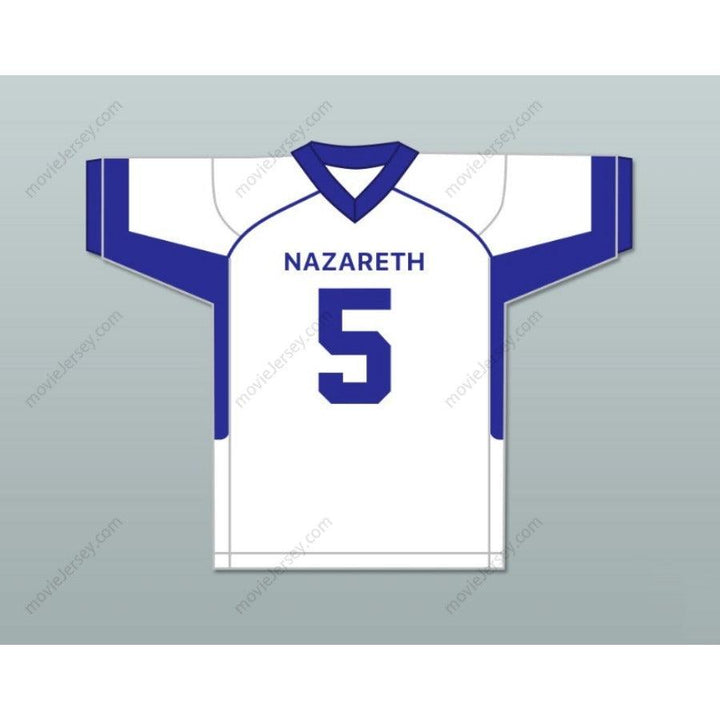 CUSTOM ANY Name Number JAHAN DOTSON 5 NAZARETH AREA HIGH SCHOOL BLUE  Football Jersey Top Stitched S-6XL