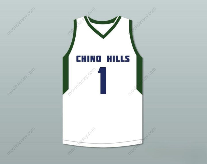 CUSTOM ANY Name Number LAMELO BALL 1   HIGH SCHOOL HUSKIES WHITE BASKETBALL JERSEY 2 Top Stitched S-6XL