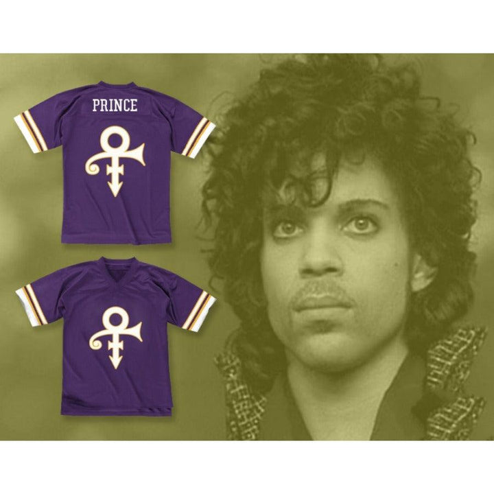 CUSTOM ANY Name Number PRINCE TRIBUTE MINNESOTA PURPLE RETRO Football Jersey Top Stitched S-6XL