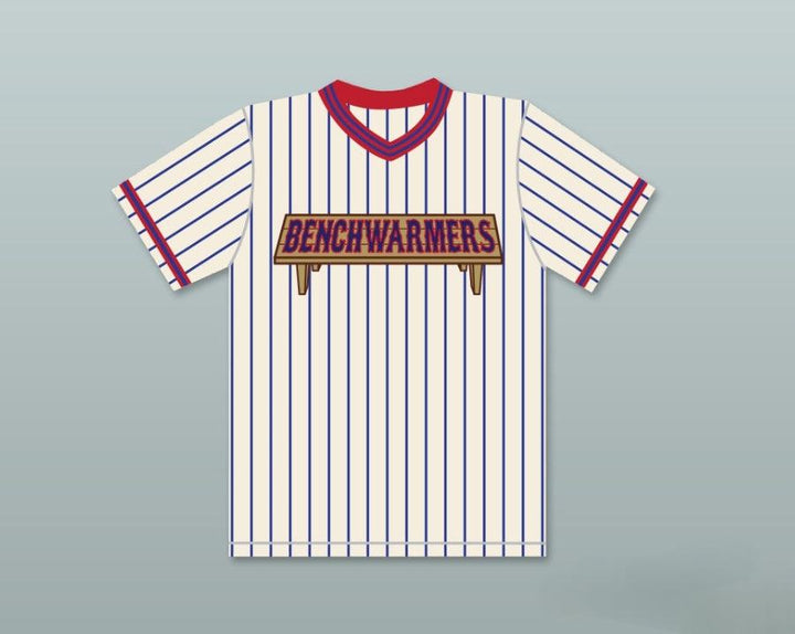 Custom Any Name Number DAVID SPADE RICHIE GOODMAN 82 BENCHWARMERS PINSTRIPED BASEBALL JERSEY Top Stitched S-6XL