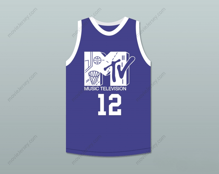 CUSTOM ANY Name Number VLADE DIVAC 12 BASKETBALL JERSEY FIRST ANNUAL ROCK N' JOCK B-BALL JAM 1991 Top Stitched S-6XL