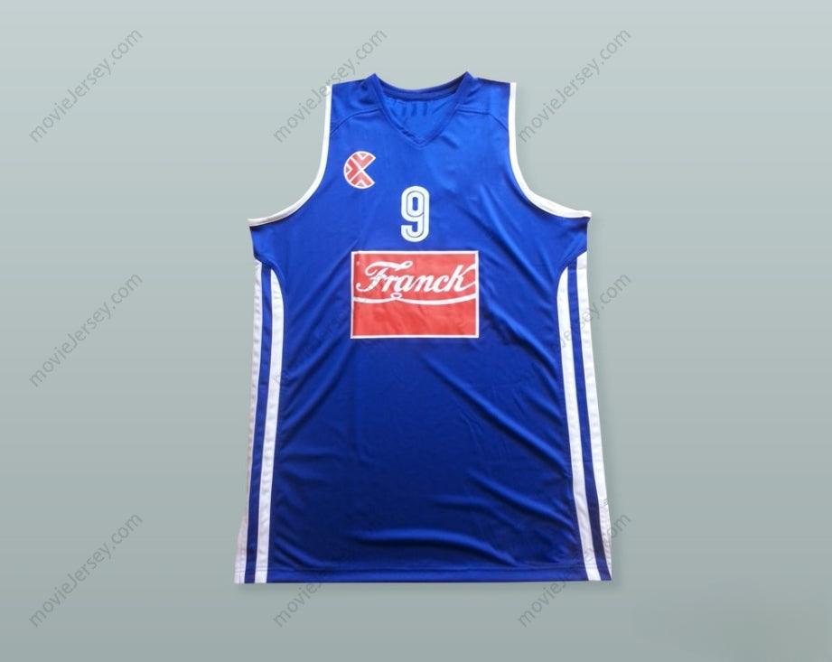 CUSTOM ANY Name Number DARIO SARIC 9 KK CIBONA ZAGREB BASKETBALL JERSEY WITH PATCH Top Stitched S-6XL
