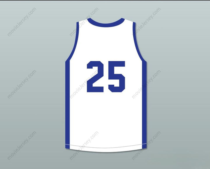 CUSTOM ANY Name Number DOC RIVERS 25 PUSH EXCEL PRO BASKETBALL CLASSIC WHITE BASKETBALL JERSEY 1985 CHARITY EVENT Top Stitched S-6XL