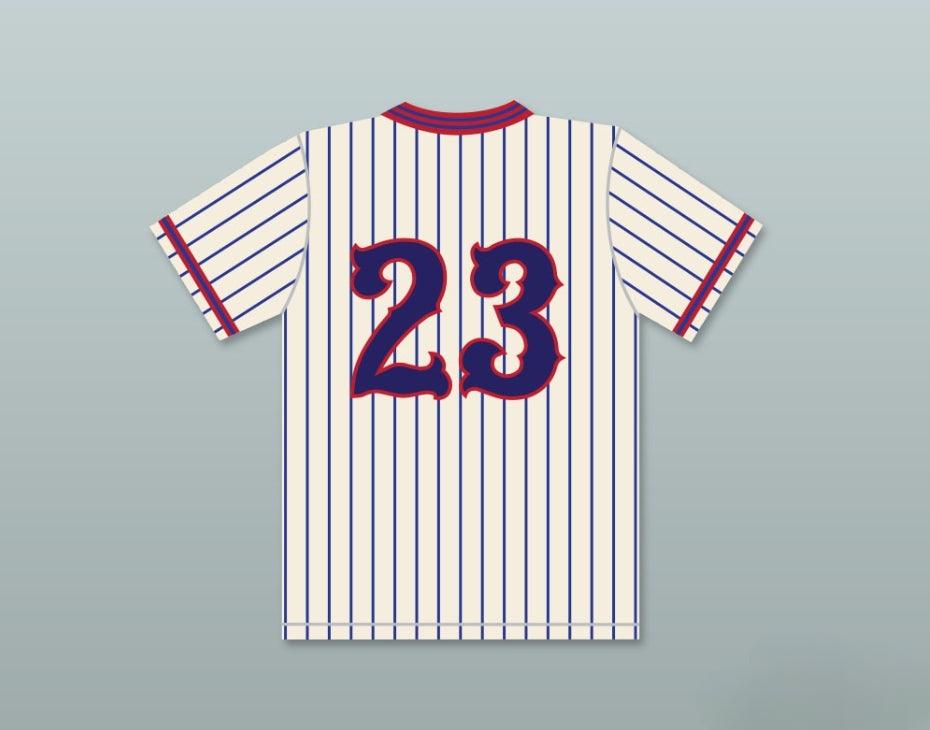 Custom Any Name Number MAX PRADO NELSON CARMICHAEL 23 BENCHWARMERS PINSTRIPED BASEBALL JERSEY Top Stitched S-6XL