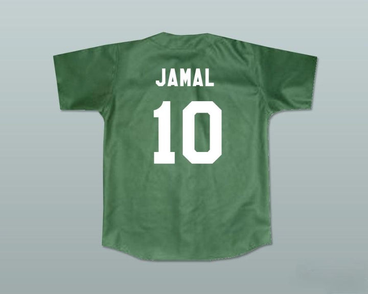 Custom Any Name Number JAMAL 10 KEKAMBAS BASEBALL JERSEY HARDBALL DARK GREEN Top Stitched S-6XL