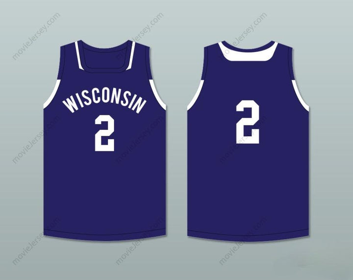 CUSTOM ANY Name Number PLAYER 2  NAVY BLUE BASKETBALL JERSEY Top Stitched S-6XL