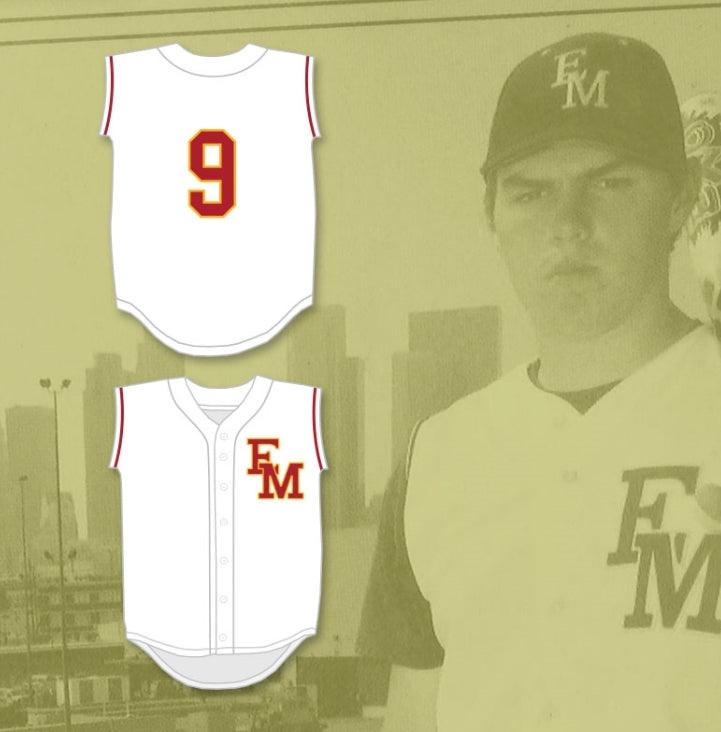 Custom Any Name Number FREDDIE FREEMAN 9 EL MODENA HIGH SCHOOL VANGUARDS WHITE BASEBALL JERSEY 1 Top Stitched S-6XL