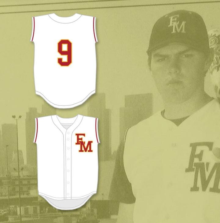 Custom Any Name Number FREDDIE FREEMAN 9 EL MODENA HIGH SCHOOL VANGUARDS WHITE BASEBALL JERSEY 1 Top Stitched S-6XL