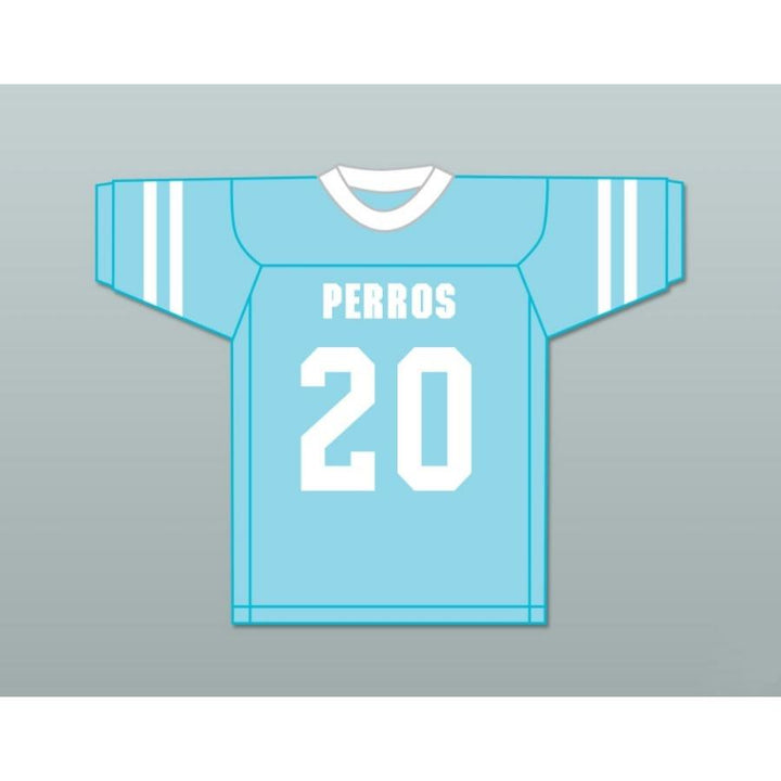 CUSTOM ANY Name Number PERRITO 20 SANTA MARTHA PERROS LIGHT Football Jersey Top Stitched S-6XL