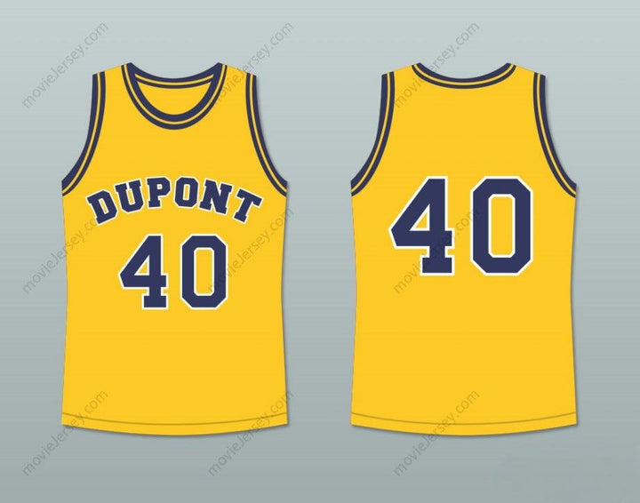 CUSTOM ANY Name Number RANDY MOSS 40 DUPONT HIGH SCHOOL PANTHERS BASKETBALL JERSEY ANY PLAYER OR NUMBER Top Stitched S-6XL