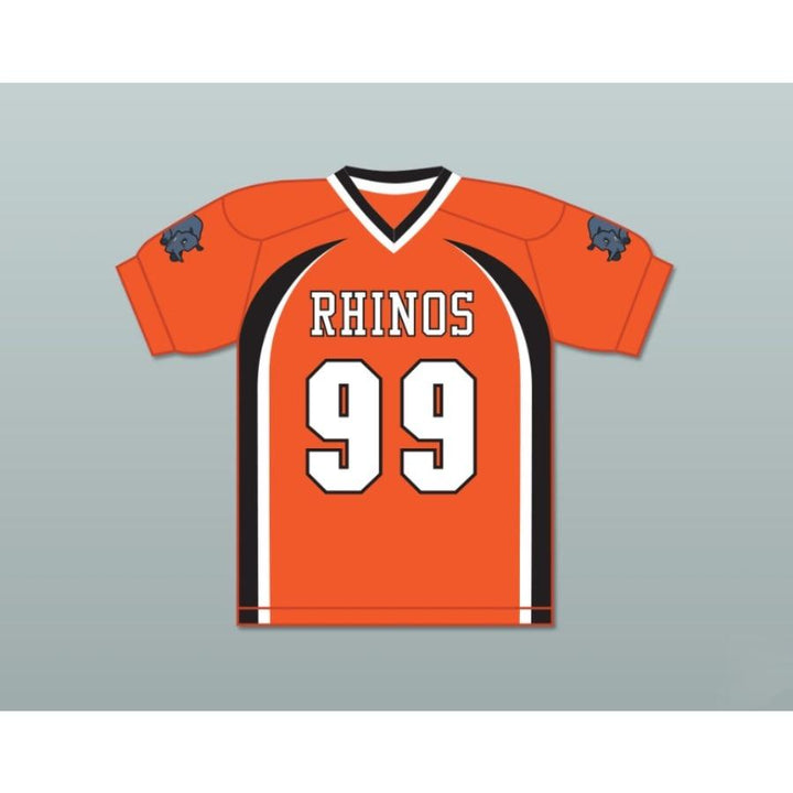 CUSTOM ANY Name Number OZAMATAZ BUCKSHANK 99 RHINOS FOOTBALL JERSEY WITH PATCHES KEY PEELE Top Stitched S-6XL