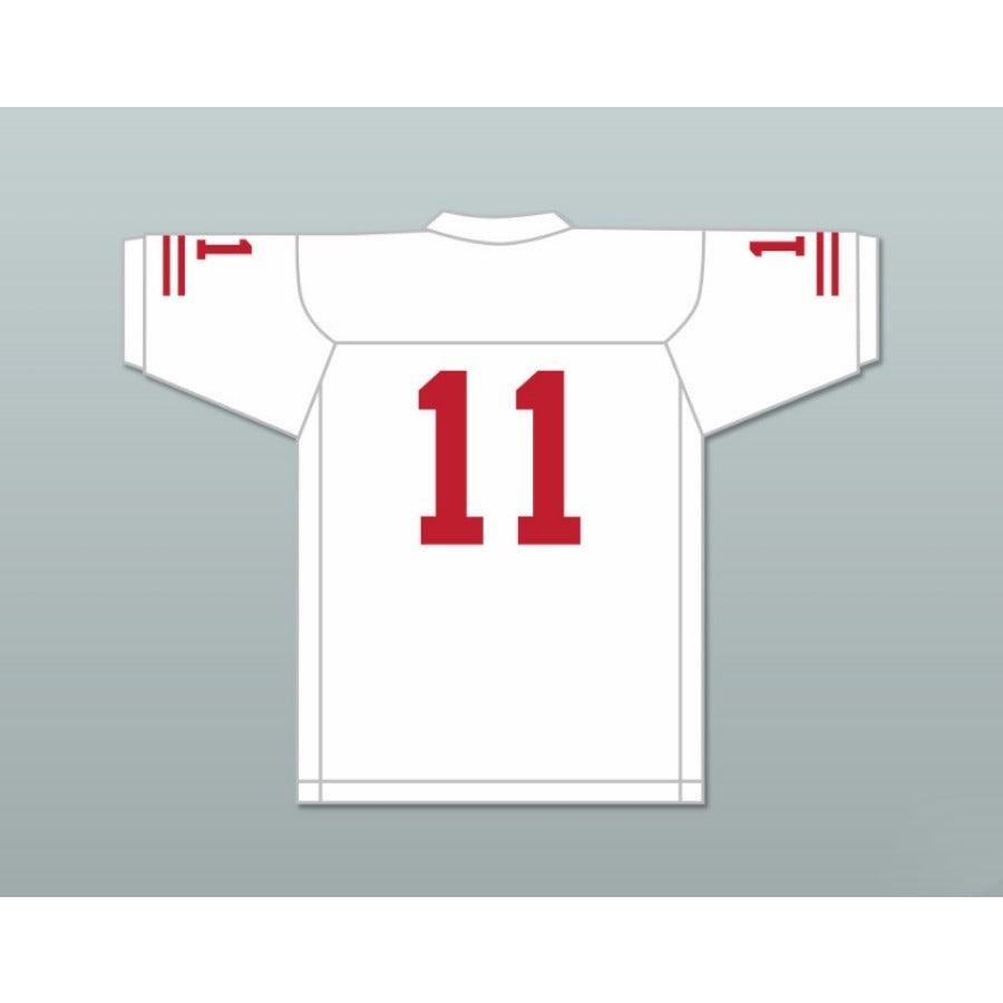 CUSTOM ANY Name Number CHAD KELLY 11 EMCC LIONS FOOTBALL JERSEY INCLUDES PATCHES Top Stitched S-6XL