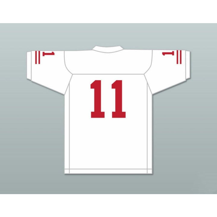 CUSTOM ANY Name Number CHAD KELLY 11 EMCC LIONS FOOTBALL JERSEY INCLUDES PATCHES Top Stitched S-6XL