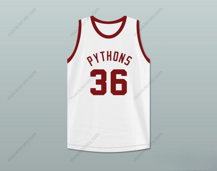 CUSTOM ANY Name Number BENNY RAE 36  PYTHONS BASKETBALL JERSEY THE FISH THAT SAVED  Top Stitched S-6XL