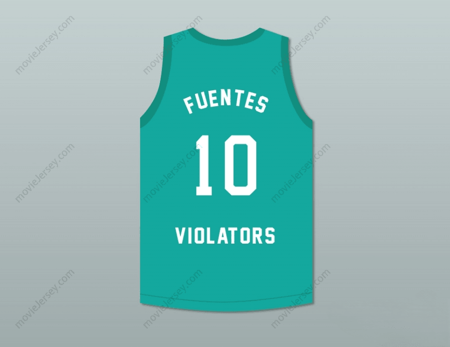CUSTOM ANY Name Number DAISY FUENTES 10 VIOLATORS BASKETBALL JERSEY 3RD ANNUAL ROCK N' JOCK B-BALL JAM 1993 Top Stitched S-6XL
