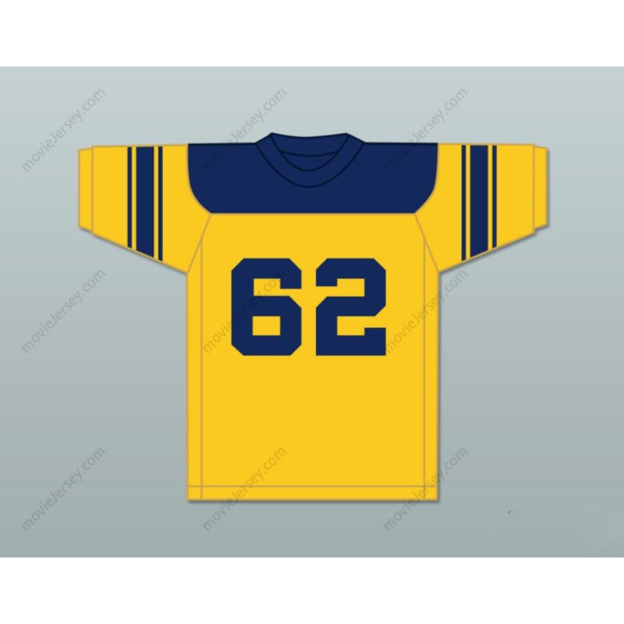 CUSTOM ANY Name Number DICK BUTKUS 62 CHICAGO VOCATIONAL HIGH SCHOOL NAVY BLUE FOOTBALL JERSEY Top Stitched S-6XL