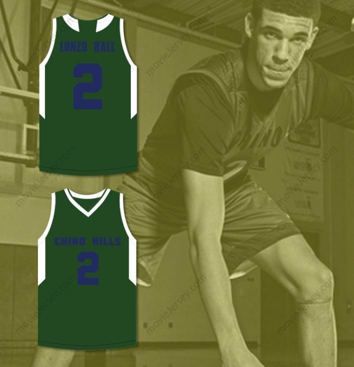 CUSTOM ANY Name Number LONZO BALL 2   HUSKIES GREEN BASKETBALL JERSEY Top Stitched S-6XL
