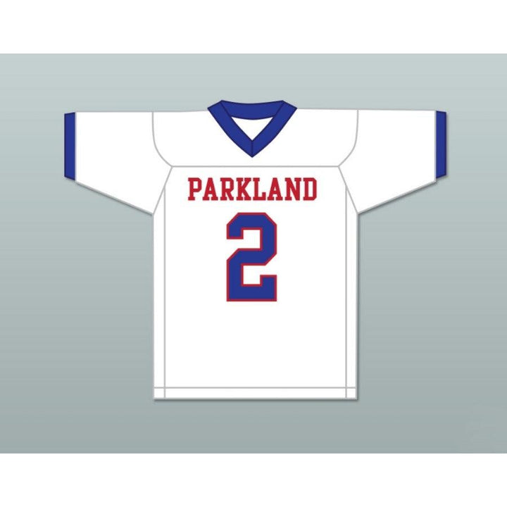 CUSTOM ANY Name Number LEE KPOGBA 2 PARKLAND HIGH SCHOOL MUSTANGS Football Jersey Top Stitched S-6XL
