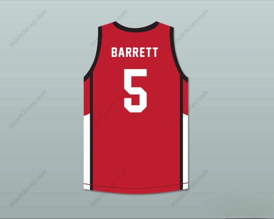 CUSTOM ANY Name Number R.J. BARRETT 5 CANADA RED BASKETBALL JERSEY Top Stitched S-6XL