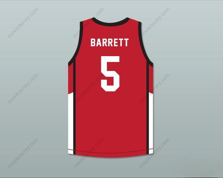 CUSTOM ANY Name Number R.J. BARRETT 5 CANADA RED BASKETBALL JERSEY Top Stitched S-6XL