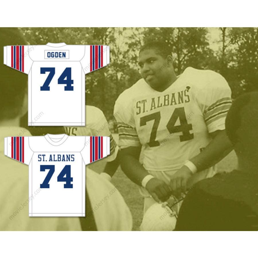 CUSTOM JONATHAN OGDEN 74 SCHOOL FOOTBALL JERSEY All Stitched S-6XL