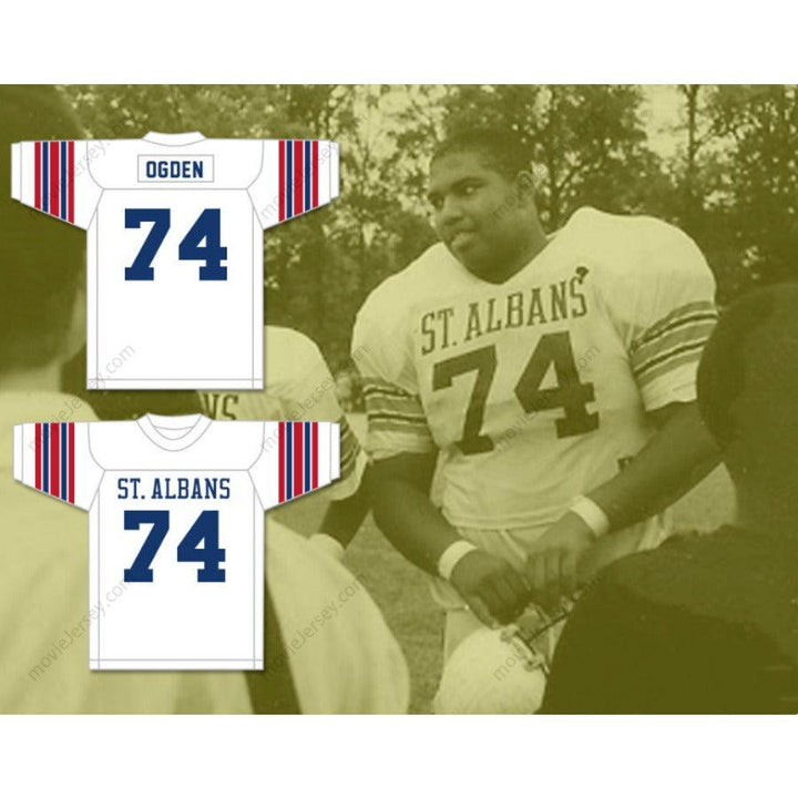 CUSTOM JONATHAN OGDEN 74 SCHOOL FOOTBALL JERSEY All Stitched S-6XL