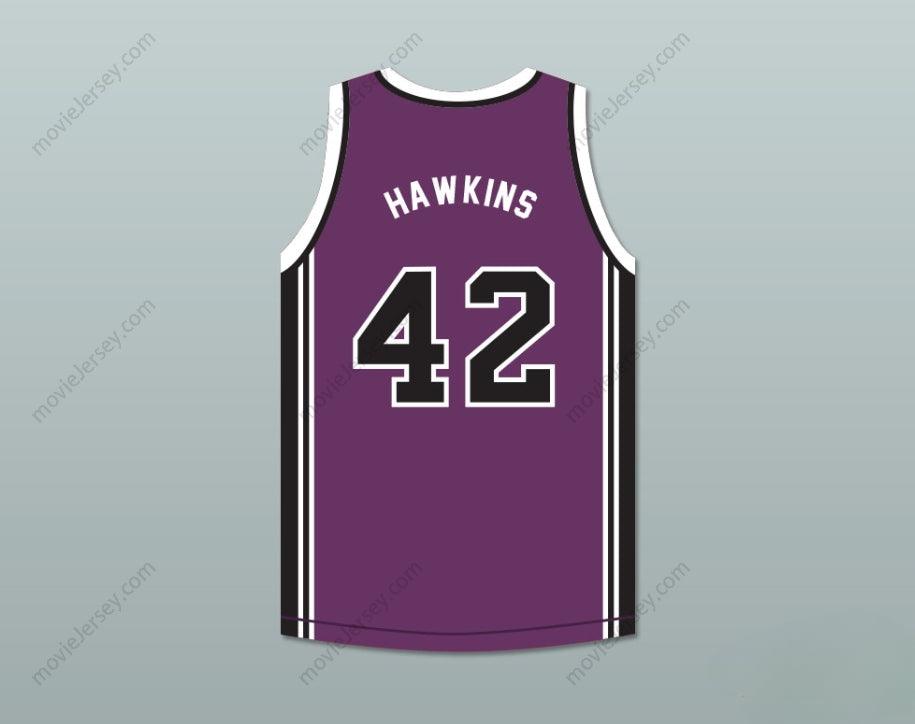 CUSTOM ANY Name Number CONNIE HAWKINS 42   BASKETBALL JERSEY THE FISH THAT SAVED  Top Stitched S-6XL