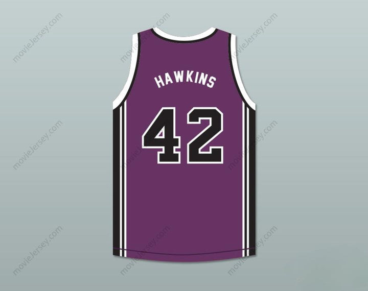 CUSTOM ANY Name Number CONNIE HAWKINS 42   BASKETBALL JERSEY THE FISH THAT SAVED  Top Stitched S-6XL