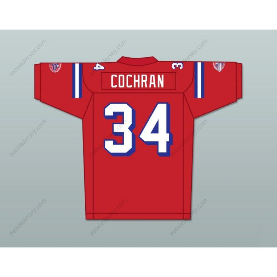 CUSTOM ANY Name Number WALTER COCHRAN 34 WASHINGTON SENTINELS HOME Football Jersey Top Stitched S-6XL