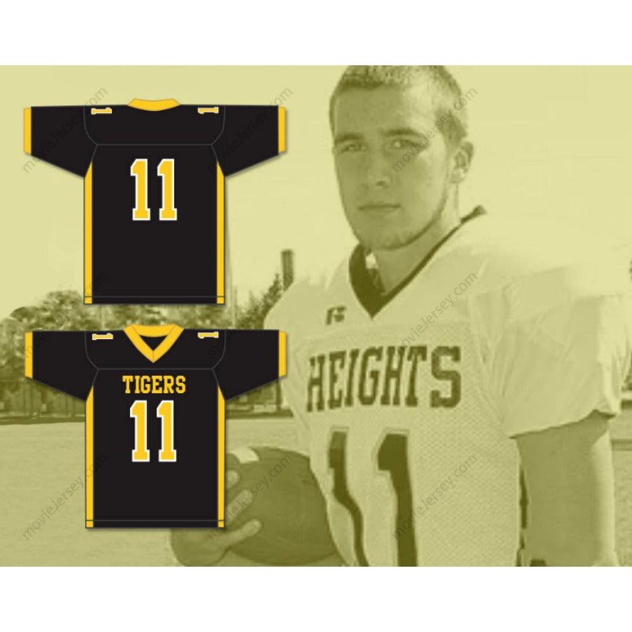 CUSTOM ANY Name Number CUSTOM HEIGHTS TRAVIS KELCE 11 HIGH SCHOOL TIGERS Football Jersey Top Stitched S-6XL