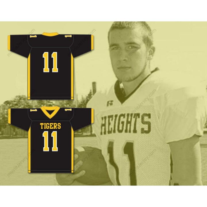 CUSTOM ANY Name Number CUSTOM HEIGHTS TRAVIS KELCE 11 HIGH SCHOOL TIGERS Football Jersey Top Stitched S-6XL